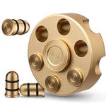 Cool Alloy Fidget Spinner, Fidget Cube Chain Toys Small Sensory Gadget Finger Hand Spinner Low Noise Focus Toy for Anti Stree, Desk Spining Top Toy Best Gift Party Favors Prizes for Kids Adults