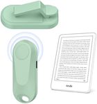 DATAFY [Case-Friendly] Page Turner for Kindle Paperwhite Oasis Kobo eReaders, Camera Camcorder Remote Controls, Page Turner Clicker for ipad Tablets Reading Novels with Wrist Strap Storage Bag Green