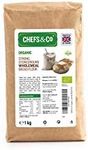 CHEFS & CO Stoneground Strong Organic Wholemeal Bread Flour 1 Kg | Freshly Milled Flour for Baking | Ideal for Wholemeal Bread Making, Oven Baked Yeast Cookery & Bread Machines