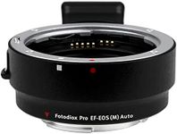 Fotodiox Pro Lens Mount Adapter with Auto-Exposure, Auto-Focus and Auto-Aperture, Canon EOS EF EFs Lens to EOS M EF-m Camera Body