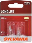 SYLVANIA - 2825 Long Life Miniature - Bulb, Ideal for Interior Lighting - Map, Dome and License Plate (Contains 2 Bulbs)