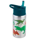 Stephen Joseph Stainless Steel Water Bottles, 18 OZ, Dino