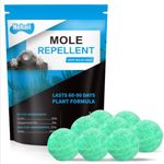 Nehaii Mole Repellent Balls, Effective Mole Deterrent for Gardens UK, Easy to Use Mole Repeller for Outdoors, Prevents Damage to Lawns & Gardens, Mole Repellent Safe for Pets 8pcs