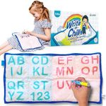 LakiKid Writable Weighted Lap Pad (3 lbs) - Perfect Painting for Toddlers 2-4 Years, Exciting Activities for Toddlers 1-3, Water Drawing Feature, Ideal Gifts for Toddlers