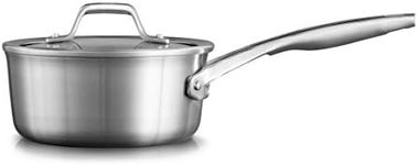 Calphalon Premier Stainless Steel Cookware, 1.5-Quart Sauce Pan with Cover