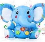 STEAM Life Baby Toys 3-6 Months Baby Boy Gifts Newborn Musical Toys Plush Elephant for Baby 6 to 12 Months Infant Toys for Baby Boys Girls 0-6 Month Old Newborn Toys 0 3 Months Baby