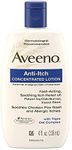 Aveeno Anti-Itch Concentrated Lotion with Triple Oat Complex, Skin Protectant for Fast-Acting Itch Relief from Poison Ivy, Insect Bites, Chicken Pox, and Allergic Itches, 4 fl.oz (Pack of 2)