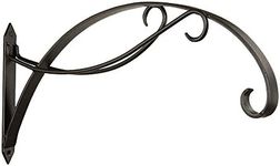 Achla Designs B-36 Scroll Bracket, Black, 13.5" H