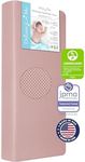 Dream On Me Starbright Breathable Fiber Crib and Toddler Mattress, Greenguard Gold Certified, Dusty Rose