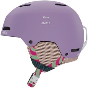 Giro Crue Kids Ski Helmet - Snowboard Helmet for Youth, Boys & Girls - Lavender Namuk - M (55.5-59cm)