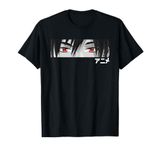 "Anime" in Japanese Characters Kawaii Eyes Face Short Sleeve T-Shirt