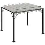 Wooden Pergola With Canopy