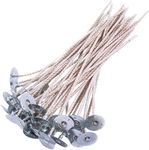 AuraDecor Eco, Braided Wicks for Candle Making for Soy Candles, Eco 6inch Pretabbed Wicks, Cotton & Paper Wicks for Candle Making (50)