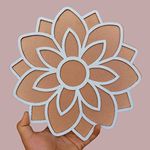 Portable Rangoli (11 inches) Stencil for Decor DIY Craft Reusable Templates for Floor Table Just Fill with Rangoli Atta or Grains for Navratri Pongal Pooja Mandir Rangoli Mats for Decoration