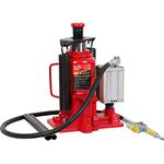 BIG RED 20 Ton (40,000 LBs) Torin Pneumatic Air Hydraulic Car Bottle Jack for Auto Repair and House Lift, Red, TAM92006