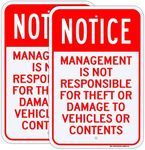 2 Pack"Notice - Management is Not R