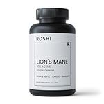 Roshi Lions Mane Mushroom Complex 32,500mg per Capsule - Immune Support, Vitality, Cognitive and Brain Health Supplement - 60 Capsules - 1 Month Supply