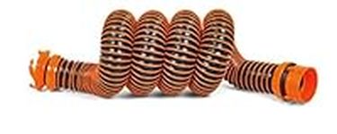 Camco RhinoEXTREME 5-Foot Camper/RV Sewer Hose Kit | Features TPE Technology for Abrasion Resistance and Crush Protection | Includes Pre-Attached Rhino Swivel Fittings (39865)