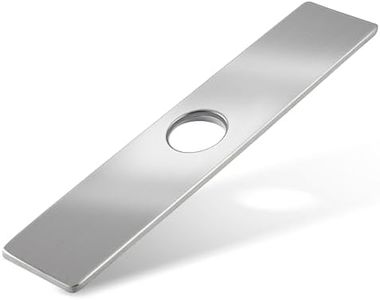 MAAYAYA 10" Rectangle Deck Plate, Faucet Hole Cover, 8" Widespread, 1 or 3 Hole