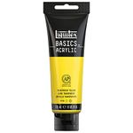 Liquitex BASICS 4 OZ TRANS.YELO 118 ml tube, Transparent Yellow,1046045