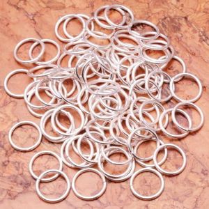 100pcs Silver Plated Open Jump Rings 10mm/18GA ~Jewelry Findings~