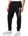 Champion Men's Legacy Classic Logo Sweatpants, Black, L