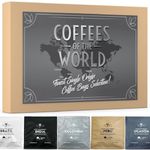 Coffee Bags Tasting Collection Set | Coffee Gift Set | Selection of Finest Single Origin Specialty Coffees | 15 Bags | Hamper Style Letterbox Gift Idea for Him & Her