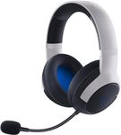 Razer Kaira - Dual Wireless PlayStation 5 Headset (TriForce Titanium 50 mm Drivers, HyperClear Cardioid Mic, SmartSwitch, FlowKnit Memory Foam) Black-White
