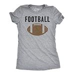Womens Vintage Football T Shirt Fun