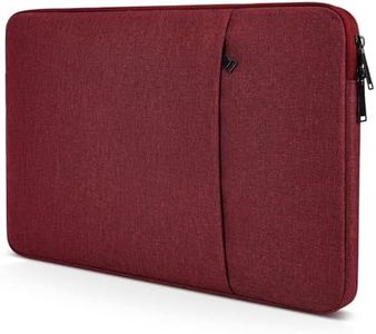 CaseBuy Laptop Sleeve Case for New MacBook Pro 14 inch M3/M2/M1 Chip Pro/Max A2918 A2992 A2779 A2442 2024 2023 2022, Water-Resistant Laptop MacBook Bag with Accessory Pocket -Wine Red