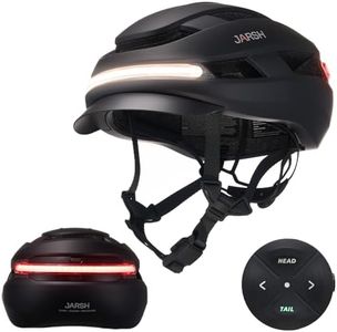Commute Smart E Bike Helmet with Lights | NTA-8776 Certified for Electric Bikes, Scooters, Speed Pedelecs | Cycling Helmet for Commute & Night Ride| Turn Signal | Fidlock Buckle | IPX5 Waterproof