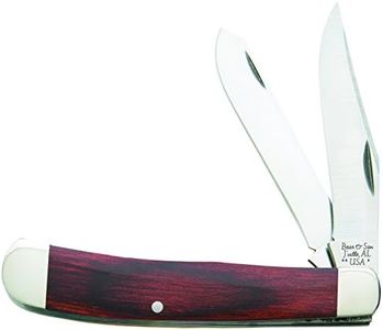 BEAR & SON - MANUAL - 3.25" - Clip Point, Spey - 440 Stainless Steel - Rosewood - Nickel-Silver Bolsters - 254R