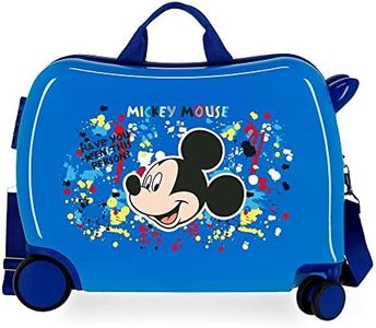 Disney Mickey Colour Mayhem Valigia per bambini, blu, Talla única, Valigia per bambini