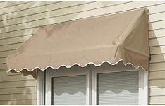 CASTLECREEK 4' Window Door Awning Sun Shade Canopy Outdoor Patio Cover Linen