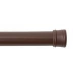 Kenney Tension Shower Curtain Rod, 42 to 72-inch, Chocolate