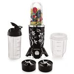 Cookwell Bullet Mixer Grinder (3 Jar, 2 Blade, Black) - Copper, 600 Watts - 2 Year Warranty