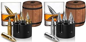 Gifts for Men Dad, 12 pcs Whiskey Stones, Fathers's Day, Birthday Gift Idea for Dad Husband Brother, Bourbon Gifts for Beer Lovers & Whiskey Lovers