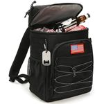 Tactical Backpack Cooler, 25L Cooler Backpack Insulated Leak-Proof, Heavy Duty Large Lunch Backpack, Waterproof Ice Chest Backpack for Men Women Adults Work Daytrip Camping Beach Hiking Accessories
