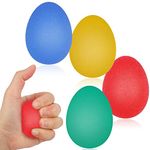 Hand Grip Strengthener Balls, WOVTE 4Pack Hand Exercise Ball Hand Therapy Grip Strengthener Physical Rehabilitation-Set of 4 Resistance for Athletes Climbers Musicians