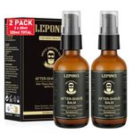 After Shave for Men, Luxury After Shave Lotion for Mens Skin Care with Sandalwood - Cooling, Hydrating and Razor Bump Relief, Aftershave Balm Perfection for Soothe Skin (60ml Pack of 2)