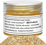 HomeHere Edible Luster Dust Food-Grade Glimmer Powder Glitter for Cake Decorating 7g, Disco Diamond Dust, Edible Sprinkle Glitter for Cocktails Drinks Baking Candy Dessert Chocolate Vegan Tasteless