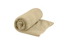 Sea to Summit Tek Towel, Plush Camping and Travel Towel, Large (24 x 47 inches), Desert Brown