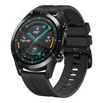 HUAWEI Watch GT 2 (46 mm) Smart Watch, 1.39 Inch AMOLED Display with 3D Glass Screen, 2 Weeks Battery Life, GPS, 15 Sport Modes, 3D Glass Screen, Bluetooth Calling Smartwatch, Matte Black