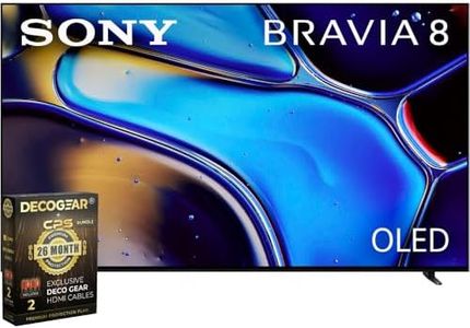 Sony K65XR80 BRAVIA 8 65 inch 4K HDR Smart OLED TV 2024 Bundle with 2 YR CPS Enhanced Protection Pack
