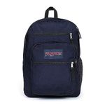 JanSport Big Student, Large Backpack, 37 L, 43 x 33 x 25 cm, 15in laptop compartment, Navy