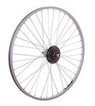 Baldy's 26" Alloy REAR Mountain Bike Wheel & 6 SPEED SHIMANO FREEWHEEL Bicycle MTB