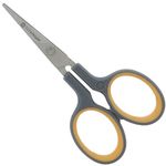 Westcott E-30440 00 Titanium Super Soft Grip Scissor, 10 cm- Grey/Yellow