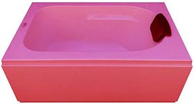 MADONNA Bonn Acrylic Portable Freestanding Bathtub (with Headrest) - Pink