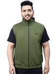 A nd JMen's Green Full Sleeve Plus Size Sweatshirt & Hoodey for Boy's (MS 0006_SWSHGN_4XL)
