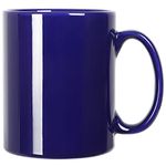 Smilatte 20 OZ Extra Large Ceramic Coffee Mug, M017 Classic Porcelain Boss Super Big Tea Cup with Handle for Office and Home, Blue